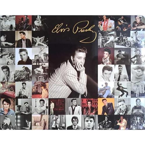 Metalen wandborden Elvis Presley - Veel muziek schilden, Collections, Musique, Artistes & Célébrités, Envoi
