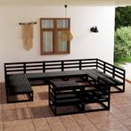 vidaXL 12-delige Loungeset massief grenenhout, Tuin en Terras, Tuinsets en Loungesets, Verzenden, Nieuw, Loungeset