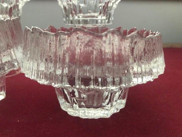 Iittala - Tapio Wirkkala - Kaarsenhouder (4) - Glas, Antiquités & Art, Antiquités | Meubles | Chaises & Canapés