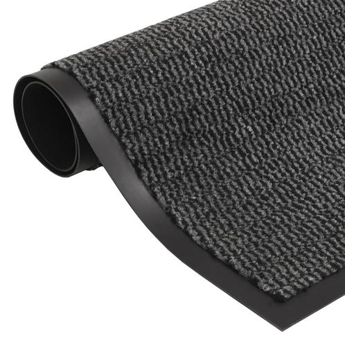 vidaXL Deurmat getuft 60x150 cm antracietkleurig, Tuin en Terras, Deurmatten, Nieuw, Verzenden