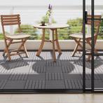 vidaXL Terrastegels 10 st 30x30 cm massief acaciahout, Doe-het-zelf en Bouw, Verzenden, Nieuw