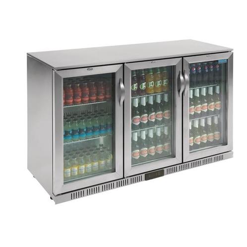 Polar G-serie 3-deurs barkoeling met klapdeuren RVS 330 lite, Zakelijke goederen, Horeca | Keukenapparatuur, Nieuw in verpakking
