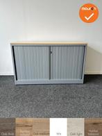 Roldeurkast - Ahrend - 74x120x45cm - Zilvergrijs met zilverg, Werkplek, Ophalen of Verzenden, Gebruikt, Kast