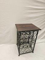 Wijnrek - Antiek ijzeren Industrieel Design - IJzer