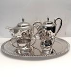 Koffieservies (5) - .835 zilver - Art Deco Servies, Antiek en Kunst