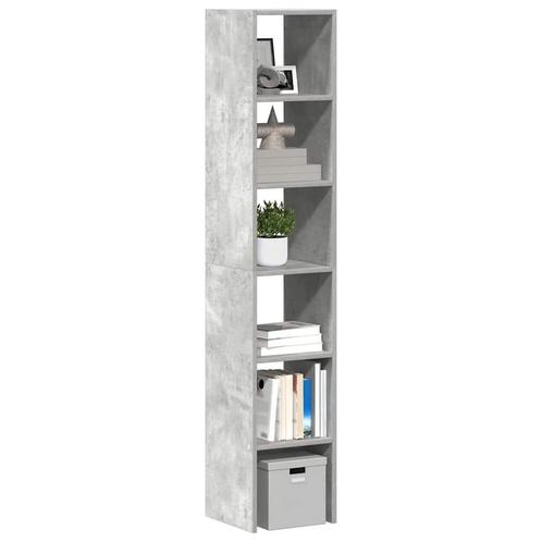 vidaXL Boekenkasten 2 st stapelbaar 30x30x80cm bewerkt hout, Huis en Inrichting, Kasten | Overige, Nieuw, Verzenden