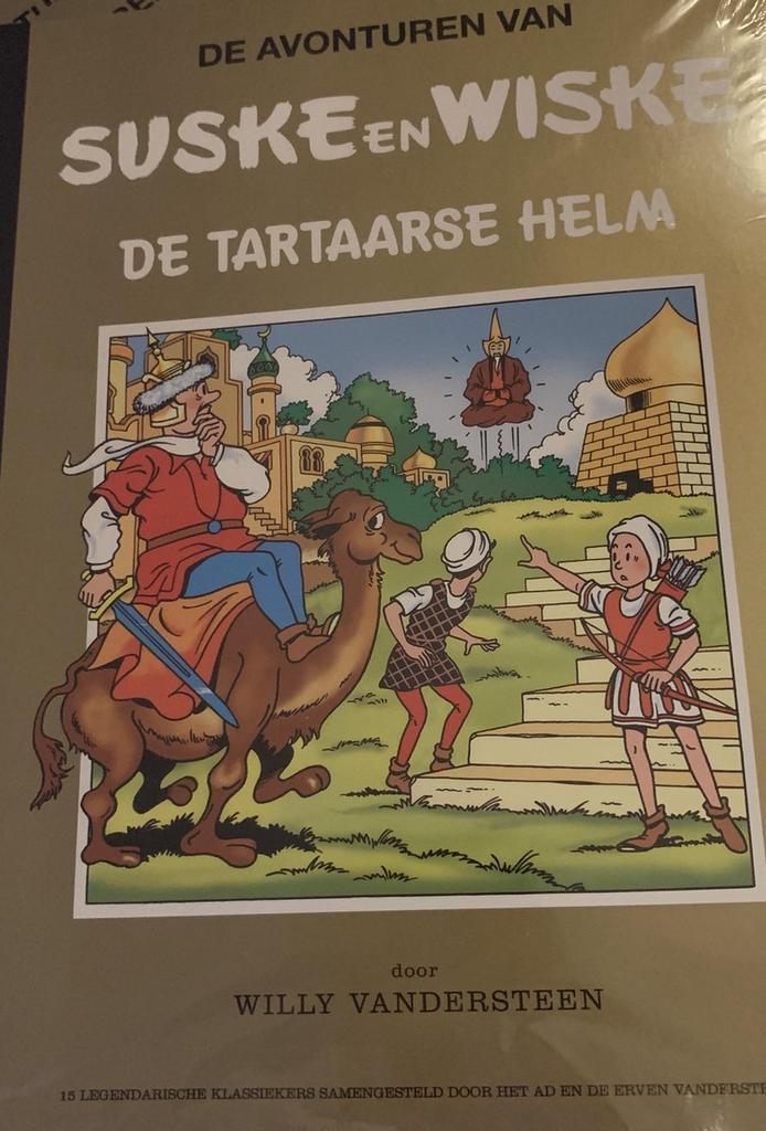 Suske en Wiske De Tartaarse Helm - Gouden Collectie, Boeken, Hobby en Vrije tijd, Zo goed als nieuw, Verzenden
