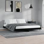 vidaXL Bedframe bewerkt hout zwart 140x200 cm, Verzenden, Nieuw