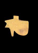 Oude Egypte, late periode Faience Wedjat Amulet (Zonder