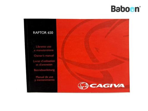 Instructie Boek Cagiva Raptor 650 2001-2004 Carb M210, Motoren, Onderdelen | Overige, Gebruikt, Verzenden