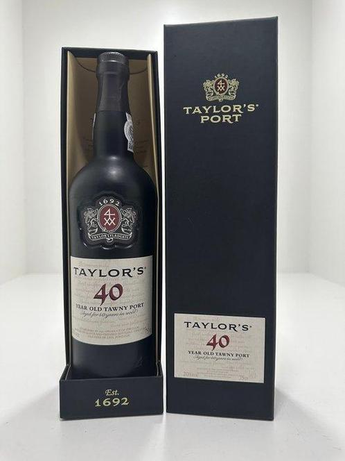 Taylors - 40 years old Tawny -  Porto  - 1 Bouteille (0,75, Verzamelen, Wijnen