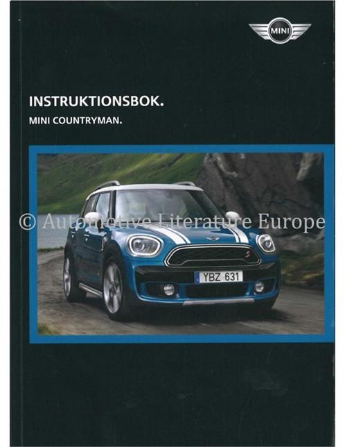 2017 MINI COUNTRYMAN INSTRUCTIEBOEKJE ZWEEDS, Autos : Divers, Modes d'emploi & Notices d'utilisation