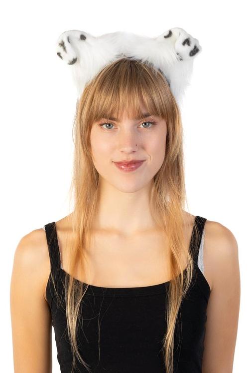 Haarband Furry Hondenoortjes Zwart Wit Dalmatiër Hond Diadee, Kleding | Dames, Carnavalskleding en Feestkleding, Nieuw, Ophalen of Verzenden