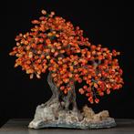 Levensboom in carneool: symbool van verbondenheid en