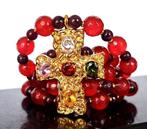 Robijn - Grenaat - Ketting - Geloofsgeheim - Byzantijnse, Antiek en Kunst