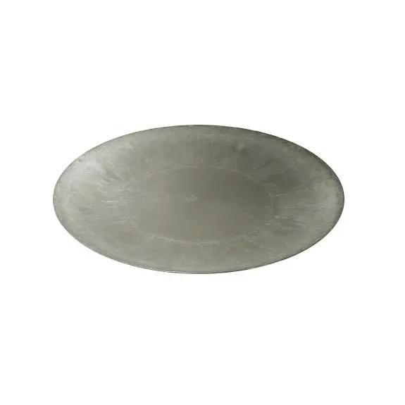 Actie onderbord loodlook rond basic grey grijs 40 cm doos, Huis en Inrichting, Woonaccessoires | Kunstplanten en Kunstbloemen