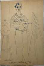 François Szulman (1931-2024) - Autoportrait de l’artiste au