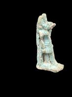 Oud-Egyptisch Faience Amulet van Anubis. Spaanse