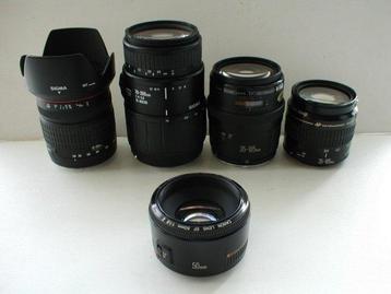 Canon EF 28-200mm / 35-105mm / 35-105mm USM / 50mm / beschikbaar voor biedingen