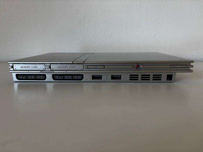 Sony - Playstation 2 (PS2) - Slim - Videogameconsole + games, Games en Spelcomputers, Spelcomputers | Overige Accessoires