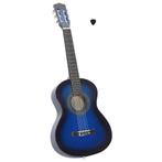 vidaXL Gitaar klassiek beginner en kinderen 1/2 34 blauw, Muziek en Instrumenten, Verzenden, Nieuw