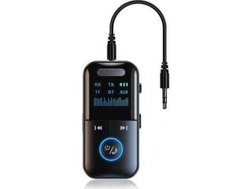 Veiling - AUX Bluetooth adapter 5.4  2 in 1, Telecommunicatie, Zenders en Ontvangers, Gebruikt