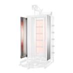 Zijscherm (Rechts) | Potis Dönergrills (E4) | RVS Potis, Verzenden, Nieuw in verpakking