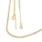 18 Krt. Gouden Prince of Wales schakel ketting | 61,5 cm, Handtassen en Accessoires, Kettingen, Ophalen of Verzenden, Gebruikt