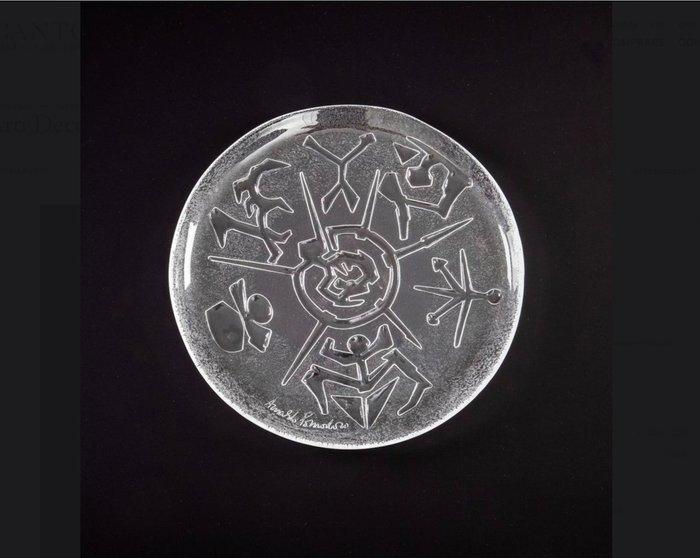 Ars D - Arnaldo Pomodoro - Schotel - Glas, Antiek en Kunst, Antiek | Overige Antiek