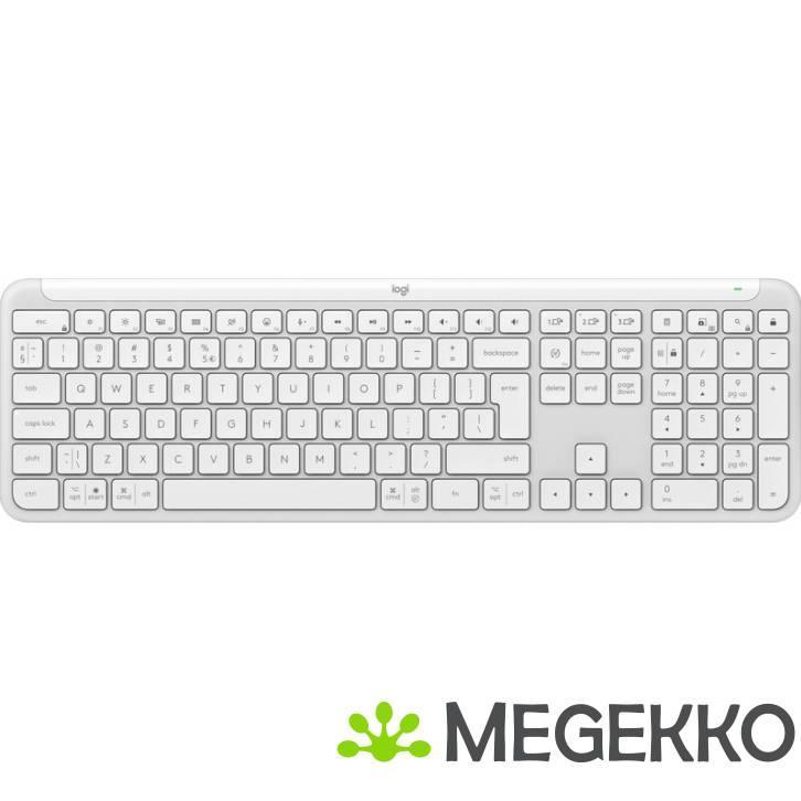 Logitech K950 Signature Slim toetsenbord Draadloos Wit, Computers en Software, Toetsenborden, Nieuw, Verzenden