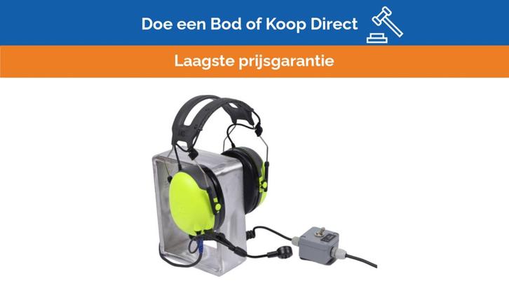 Bieden: Zenitel Headset with boom mic, headband, and 10m ca, Watersport en Boten, Navigatiemiddelen en Scheepselektronica, Ophalen of Verzenden