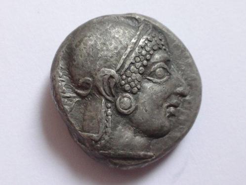 Attique, Athènes Tetradrachm circa 500-480 BC - rare archaic, Postzegels en Munten, Munten | Europa | Niet-Euromunten