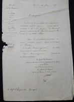 Sous le règne de Louis-Philippe Ier - Lettre officielle