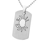 Fako Bijoux - Ketting - RVS Hanger - Sterrenbeeld Open -, Verzenden, Nieuw