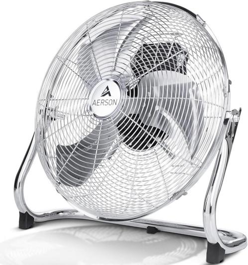 Aerson Vloerventilator - 30cm - 3 standen - 55W - Zilver, Computers en Software, Overige Computers en Software, Verzenden