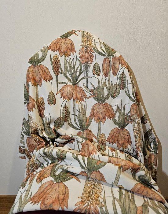 TESSUTO Bloemachtig Vintage Flowers Mid century ontwerp, Antiek en Kunst, Antiek | Tapijten, Tafelkleden en Textiel