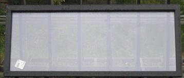 aluminium raam , chassis , venster 191 x 80 zwart ral 9005 beschikbaar voor biedingen