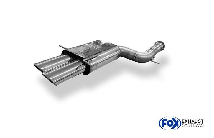 FOX Audi RS4 B5 einddemper 90mm - 2x106x71 Type 32, Auto-onderdelen, Uitlaatsystemen, Nieuw, Verzenden
