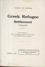 Greek Refugee Settlement – League of Nations, Geneva - First, Antiek en Kunst