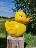Beeld, large yellow bath duck or garden statue - 43 cm -