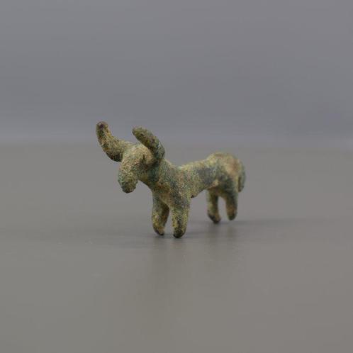 West-Aziatisch Brons Bronzen Figurine ZOOMORPHE - 6 cm, Verzamelen, Mineralen en Fossielen