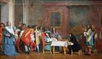 French painter of 19th Century - Royal meal