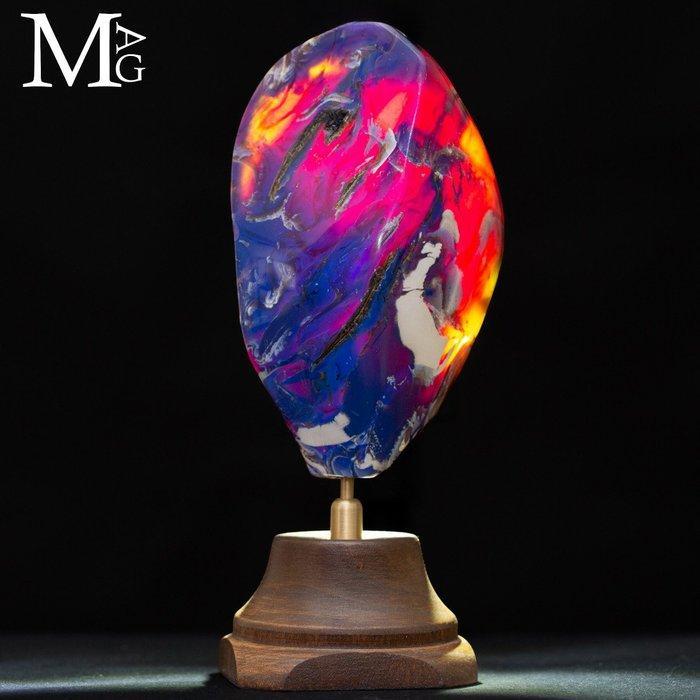 Prachtig exemplaar van Sumatra Blu Amber - Uitzonderlijk, Verzamelen, Mineralen en Fossielen