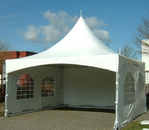 Ambisphere | Pagode 5x5m WIT, Tuin en Terras, Partytenten, Partytent, Nieuw