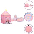 vidaXL Kinderspeeltent met 250 ballen 301x120x128 cm roze, Kinderen en Baby's, Verzenden, Nieuw