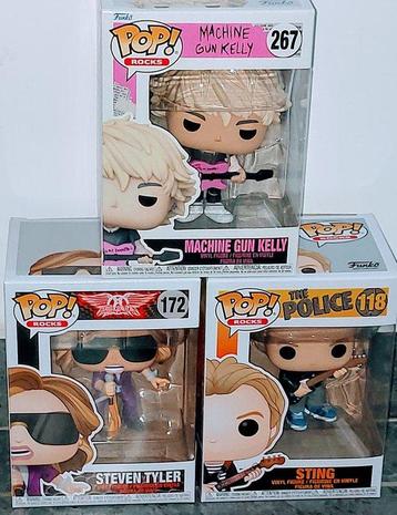 Funko Pop! - #172 Steven Tyler #118 Sting #267 Machine Gun