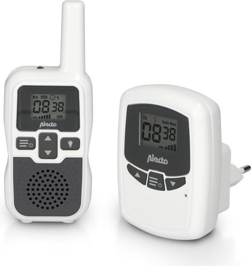 Alecto DBX-80 - Babyfoon met groot bereik - Tot 3km - Wit..., Kinderen en Baby's, Babyfoons, Nieuw, Verzenden
