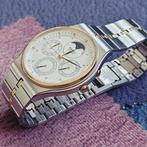 Seiko - Moonphase Triple Calender Steel Dres Watch - JDM - -