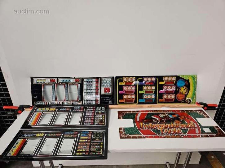 Diverse frontplaten kans/ gokautomaat Waaronder..., Diversen, Overige Diversen, Ophalen