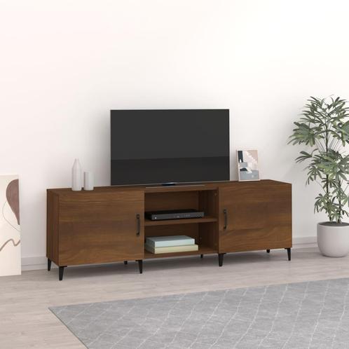 vidaXL Meuble TV chÃªne marron 150x30x50 cm bois, Huis en Inrichting, Kasten |Televisiemeubels, Verzenden